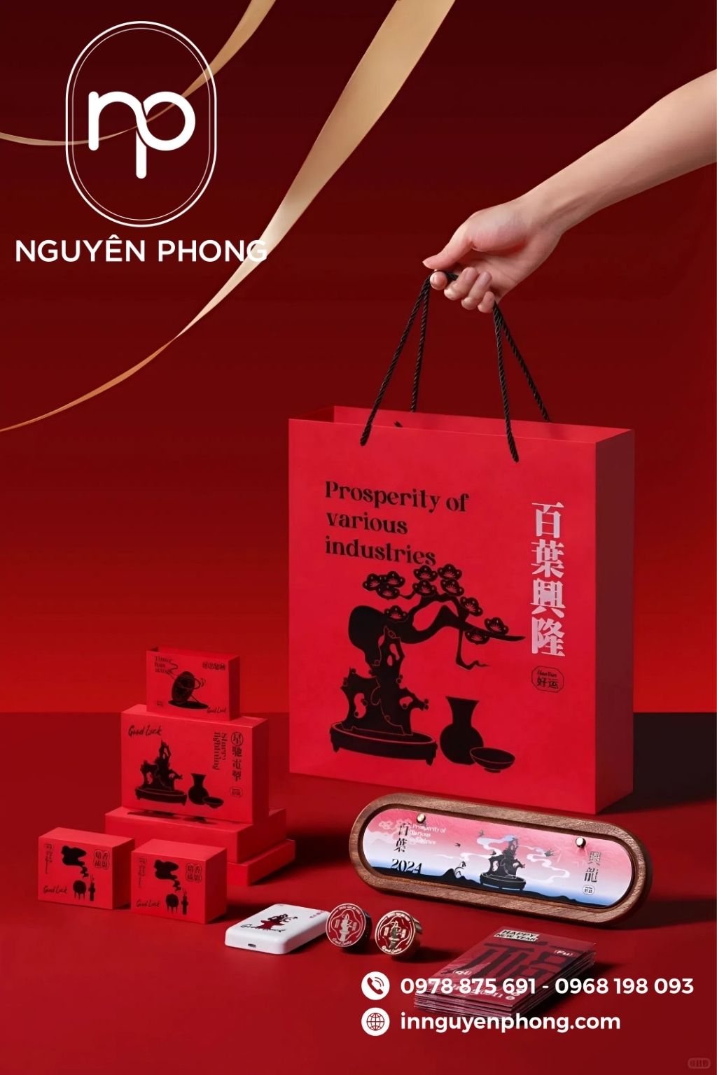 Mẫu túi giấy đựng thuốc đông y nổi bật 